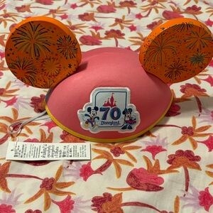 Disney Pink and Orange Mickey Ears Hat